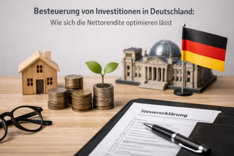 Besteuerung von Investitionen in Deutschland: Wie sich die Nettorendite optimieren lässt