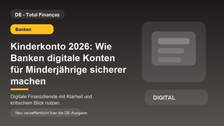 Kinderkonto 2026: Wie Banken digitale Konten für Minderjährige sicherer machen