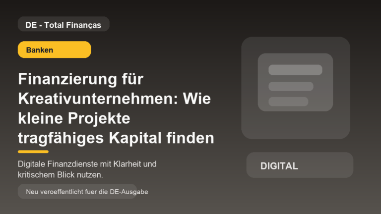 Finanzierung für Kreativunternehmen: Wie kleine Projekte tragfähiges Kapital finden