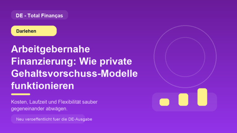 Arbeitgebernahe Finanzierung: Wie private Gehaltsvorschuss-Modelle funktionieren