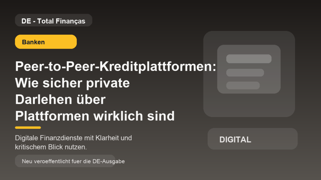 Peer-to-Peer-Kreditplattformen: Wie sicher private Darlehen über Plattformen wirklich sind