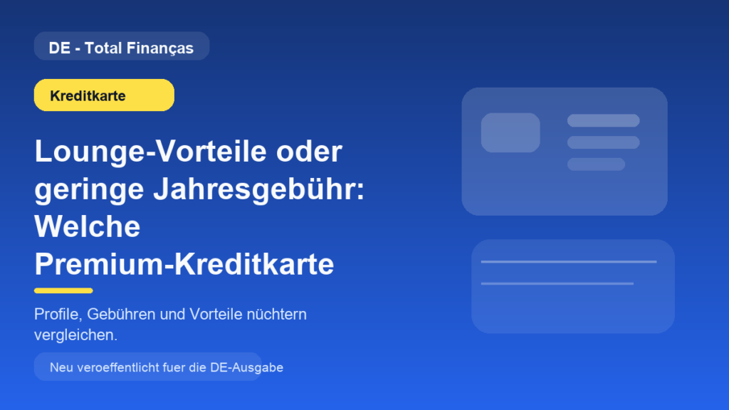 Lounge-Vorteile oder geringe Jahresgebühr: Welche Premium-Kreditkarte realistischer passt