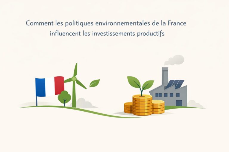 Comment les politiques environnementales de la France influencent les investissements productifs