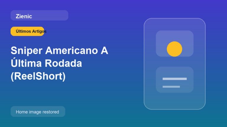 Sniper Americano A Última Rodada (ReelShort)