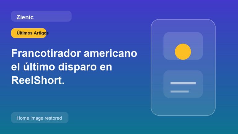 Francotirador americano el último disparo en ReelShort.